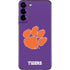 Clemson University Tiger Print Purple Galaxy S22 Plus Skin